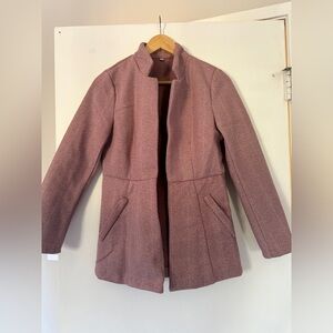 Women Blazer Jacquard Long Sleeve Outwear Jacket Coat Casual